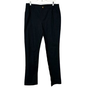 Lauren Ralph Lauren Plaid straight leg pants women’s 10 office career preppy